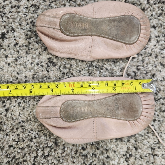 Bloch Pink Soft-leather Ballet Slipper with Drawstring - Picture 4 of 4